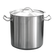 Oala inox profesionala cu capac 28cm 17L