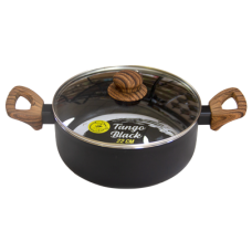 Oala cu invelis antiaderent TANGO 22x9cm, inductie, neagra
