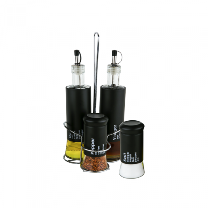 Oliviera TOP cu suport set 4 piese culoare neagra MN013254