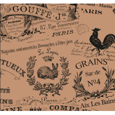 Pachet 500 foi hartie cerata prezentare,servire cartofi prajiti,aperitive LEONE 15x40cm VINTAGE MN0143123