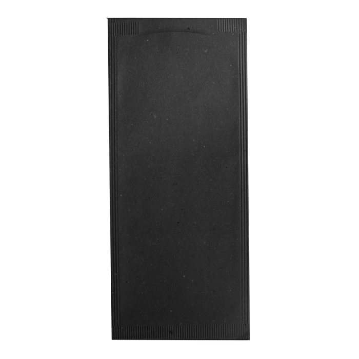 Pachet suport tacâmuri din hartie de tip plic 11x25cm culoare neagra set 125buc. MN012407