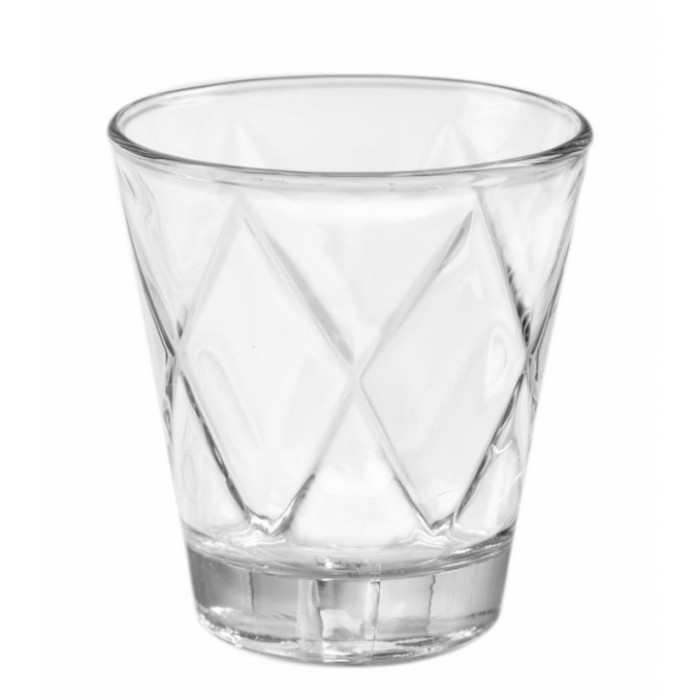 Set 48 pahare sticla shot CRISTAR Lineas Rocks 358ml 9,3xh10cm