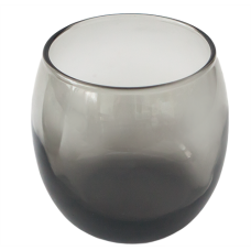 Set 48 pahare sticla Cristar MIKONOS 343ml fume negru