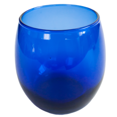 Set 48 pahare sticla Cristar MIKONOS 343ml fume albastru