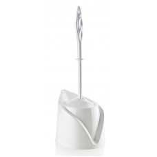 Perie WC cu suport plastic RAKI 12x17xh35cm