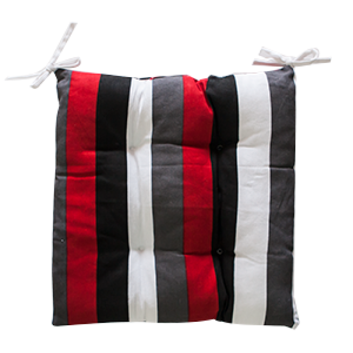 Pernuta pentru scaun alb negru gri 45x45cm