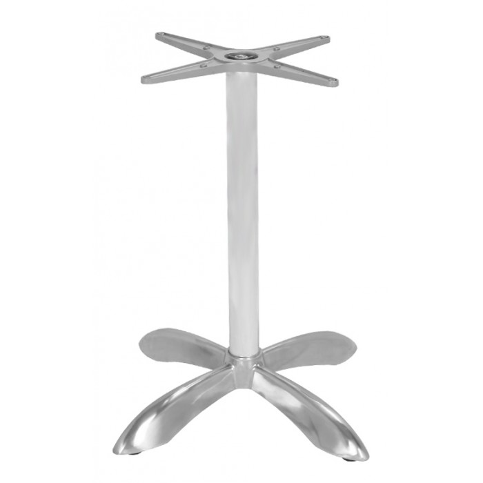 Picior, baza din aluminiu pentru masa cu blat patrat sau rotund, RAKI 42x42xh72cm