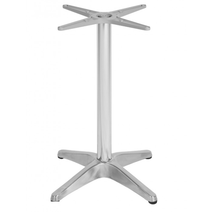 Picior, baza din aluminiu pentru masa cu blat patrat sau rotund RAKI 42x42xh72cm