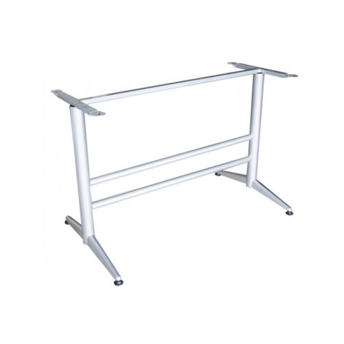 Picior, baza din metal pentru blat dreptunghiular RAKI culoare gri clasic 105x48xh72cm