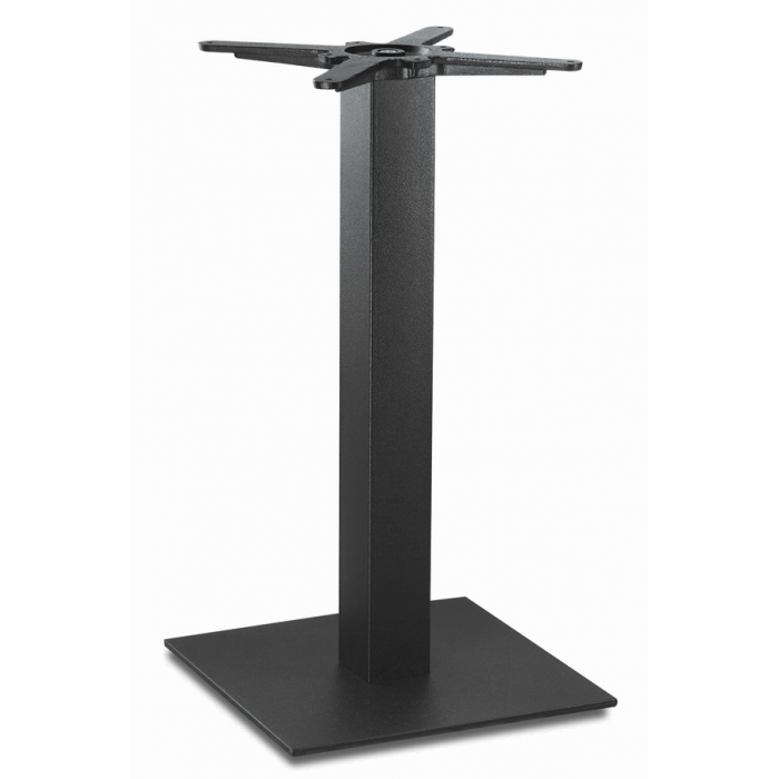 Picior,baza pentru masa cu blat patrat sau rotund 40x40x73cm culoare neagra