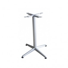 Picior, baza din metal pentru blat patrat, rotund RAKI culoare gri clasic h72cm