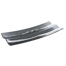 Platou dreptunghiular RAKI dublu 28x56cm alb MN0103170