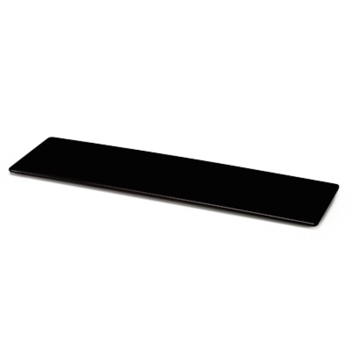 Platou dreptunghiular melamina RAKI, 64,5x19xh1cm, negru