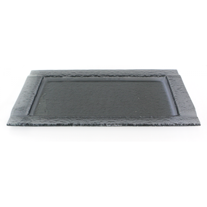 Platou dreptunghiular RAKI pentru servit 25x40cm negru MN0103228