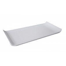 Platou dreptunighiular RAKI SALTO, 30x14,5xh2,7cm, alb