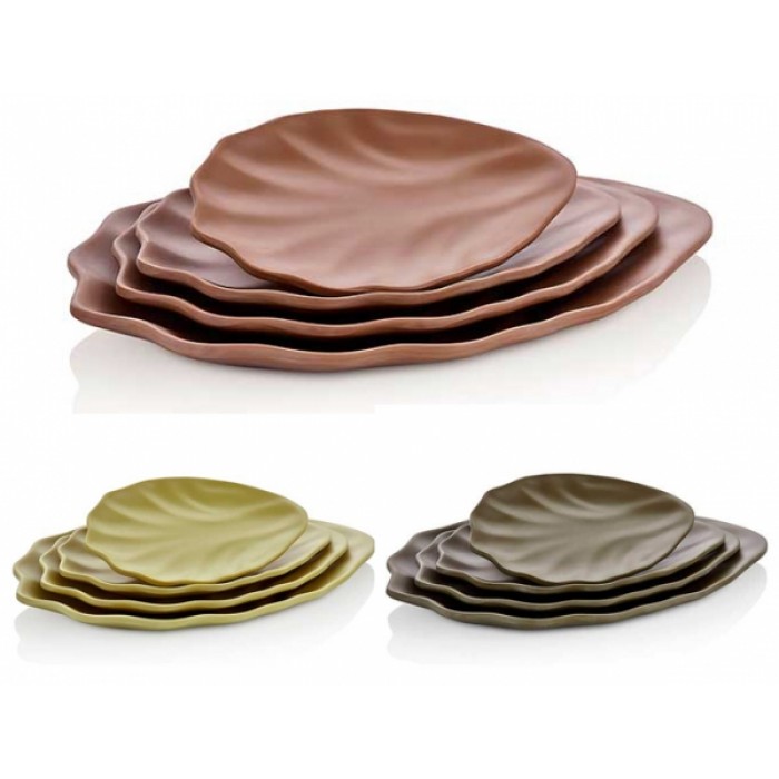 Platou frunza prezentare melamina RAKI 34x25cm MN0136650