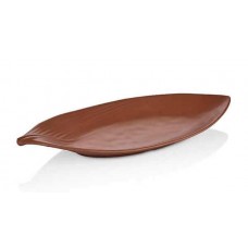 Platou servire, prezentare RAKI TERRA LEAF, 36,5x15,5xh4,6cm, frunza, cappuccino