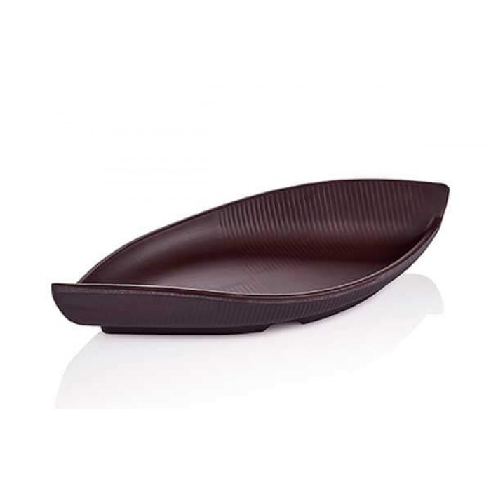 Platou servire RAKI TERRA GONDOLA, 28,6x12,7xh4,8cm, melamina