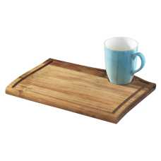 Platou lemn pentru servit BONNA ACACIA 31x23xh1,8cm (AKS 02SB)
