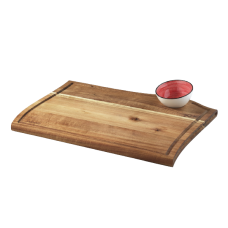 Platou lemn pentru servit friptura BONNA ACACIA 38x28xh1,8cm (AKS 03 SB)