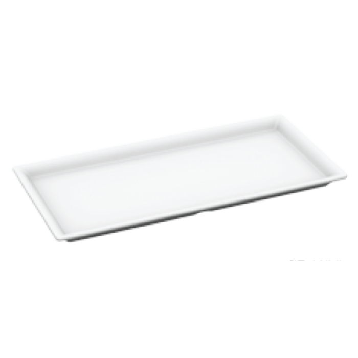 Platou melamina RAKI, 35x17cm, dreptunghiular, alb