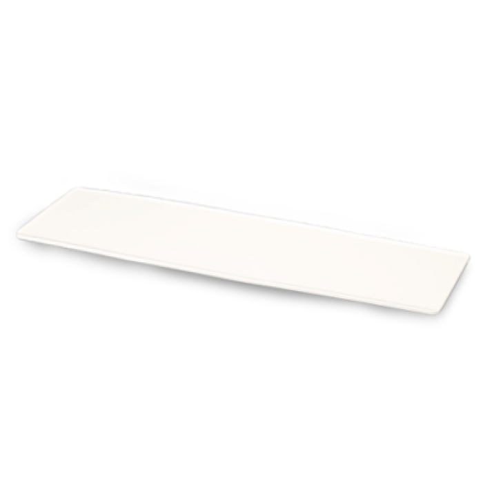 Platou melamina dreptunghiular RAKI, 64,5x19xh1cm, alb