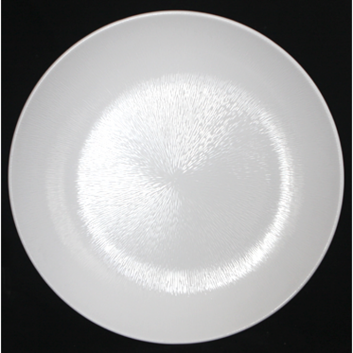 Platou melamina rotund RAKI, D40xh4cm, alb