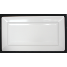 Platou melamina servire dreptunghiulara RAKI BATON WHITE 27x50x1cm MN013646