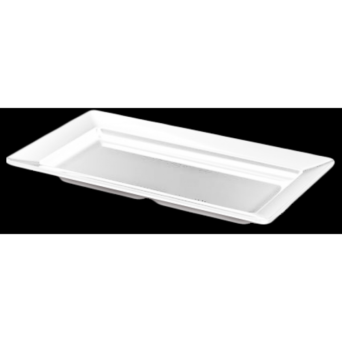 Platou melamina RAKI BONO, 65,5x37xh4,9cm, dreptunghiular, alb