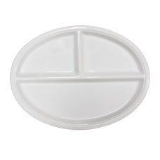 Platou oval din portelan 3 compartimente 33cm