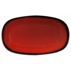 Platou oval GURAL colectia MARMARIS-BLACK,RED 29x17cm MN0180543