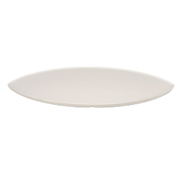 Platou oval melamina RAKI, 54x35xh1cm, alb