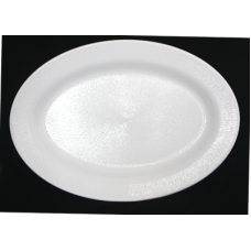 Platou oval melamina RAKI NOVA, 66x44xh4,9cm, alb