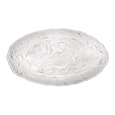 Platou oval din sticla BORMIOLI DIAMOND 34x26xh1,4cm