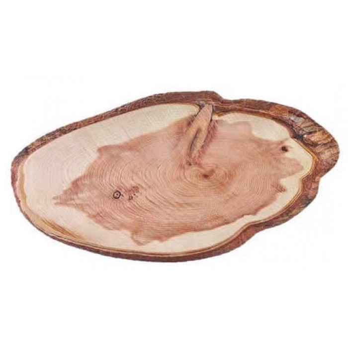 Platou oval servire melamina RAKI, 53x27xh2cm, imitatie lemn