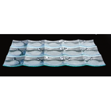 Platou RAKI dreptunghiular pentru servit cu 15 compartimente 32x53cm alb MN0103160