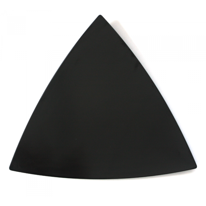 Platou triunghiular melamina RAKI, 47,5x47,5xh1cm, negru