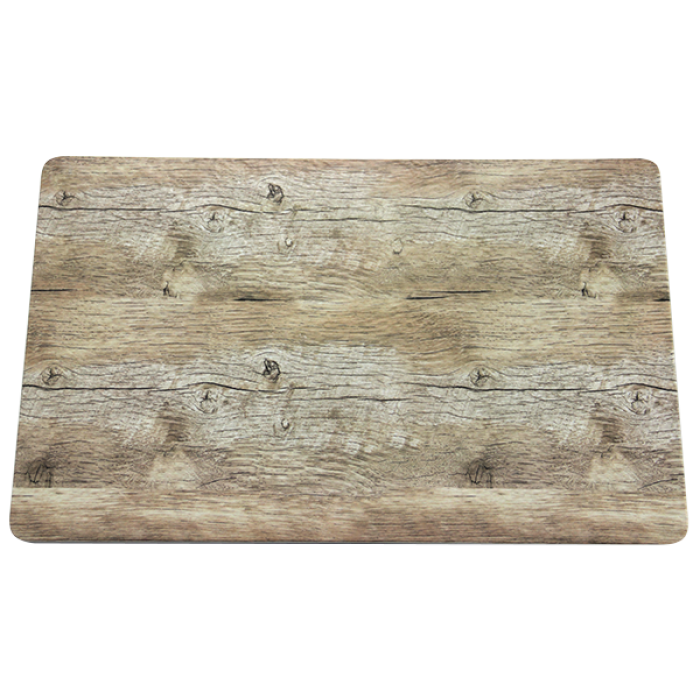 Platou servire melamina RAKI, GN 1/1 52,5x33cm, imitatie lemn