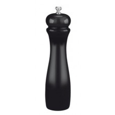 Rasnita din lemn pentru sare/piper ILSA, mecanism ceramic, 20cm, neagra