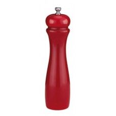 Rasnita din lemn pentru sare/piper ILSA, mecanism ceramic, 20cm, rosie