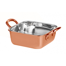 Roaster CULINARO, 13,7x13,7xh5,2cm, 800ml, inox cu strat cupru
