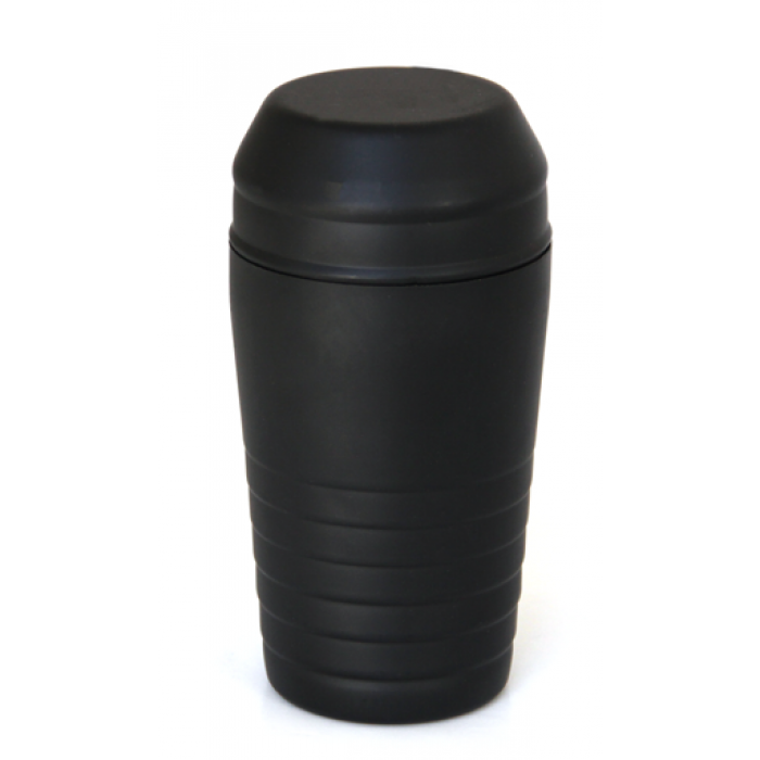 Shaker inox cu filtru RAKI 600ml negru