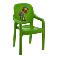 Scaunel cu brate pentru copii RAKI ELITE 39,5x36x65cm verde