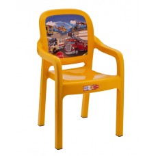 Scaunel cu brate pentru copii RAKI ELITE 39,5x36x65cm galben