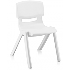 Scaunel copii after school RAKI DJAMBO 34x42x58cm alb