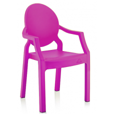 Scaunel cu brate pentru copii gradinita RAKI PIGLET 31x33x65cm ciclam