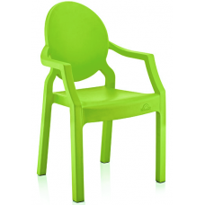 Scaunel cu brate pentru copii gradinita RAKI PIGLET 31x33x65cm verde