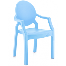 Scaunel cu brate pentru copii gradinita RAKI PIGLET 31x33x65cm albastru