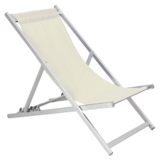 Scaun pliant 5 pozitii pentru camping,plaja TOUROS culoare bej