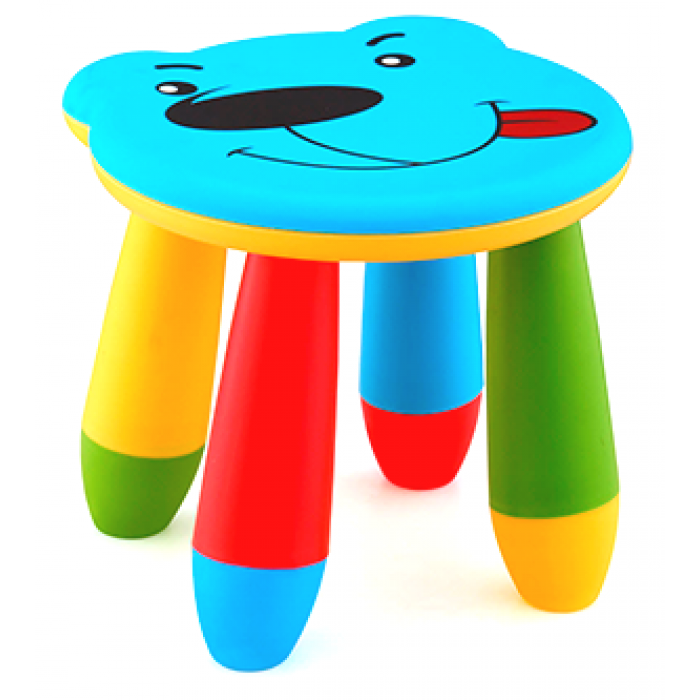 Scaun pentru copii RAKI URSULET 28xh26cm albastru